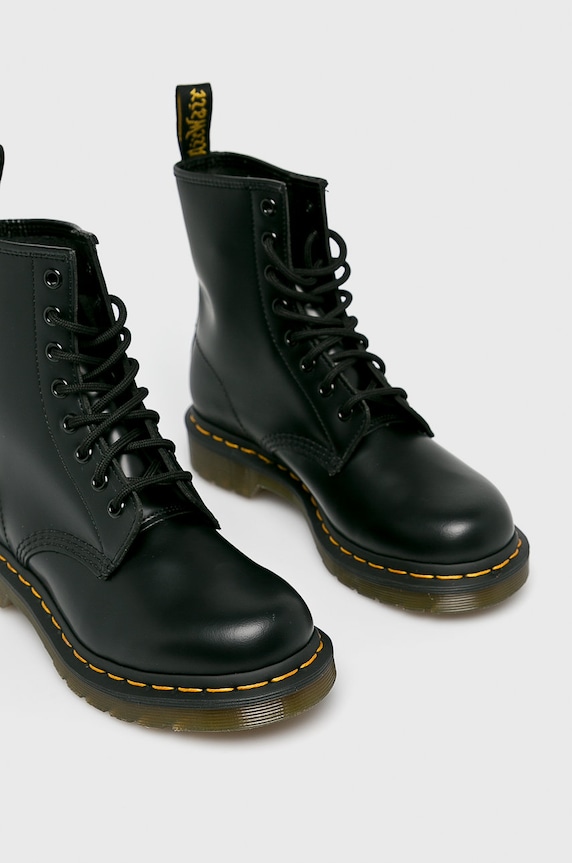 Dr. Martens - Botki 1460 W 11821006.1460.W czarny AA00
