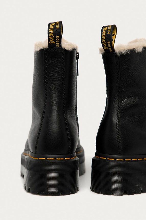Cipők Dr. Martens bőr bakancs 25637001 Jadon Fur Lined DM25637001 fekete