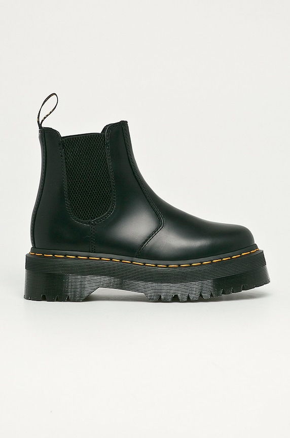 Dr. Martens - Sztyblety skórzane 2976 Quad nieocieplane czarny DM24687001
