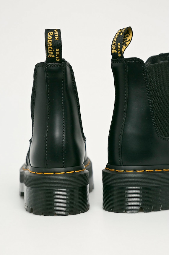 Obuwie Dr. Martens - Sztyblety skórzane 2976 Quad DM24687001 czarny