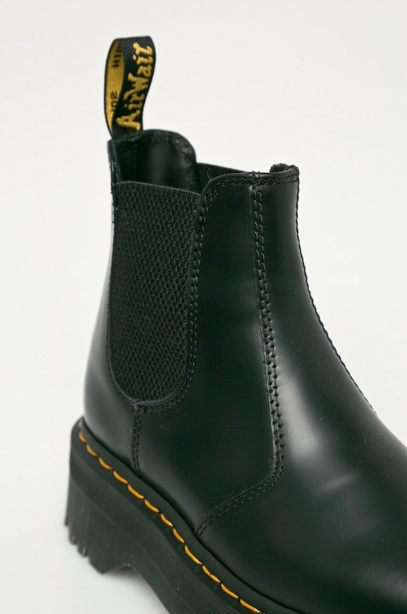 Dr. Martens - Sztyblety skórzane 2976 Quad DM24687001 czarny