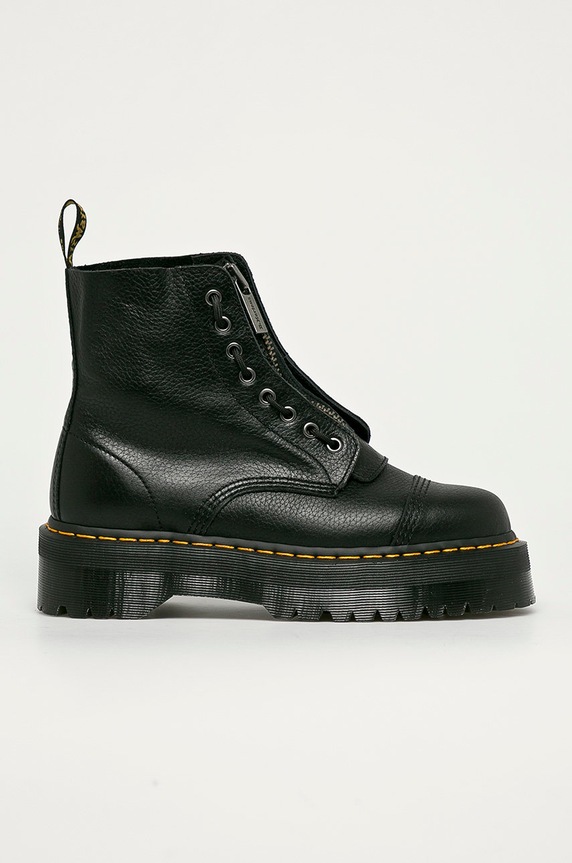 Dr. Martens stivaletti alla caviglia in pelle Sinclair non isolato nero DM22564001