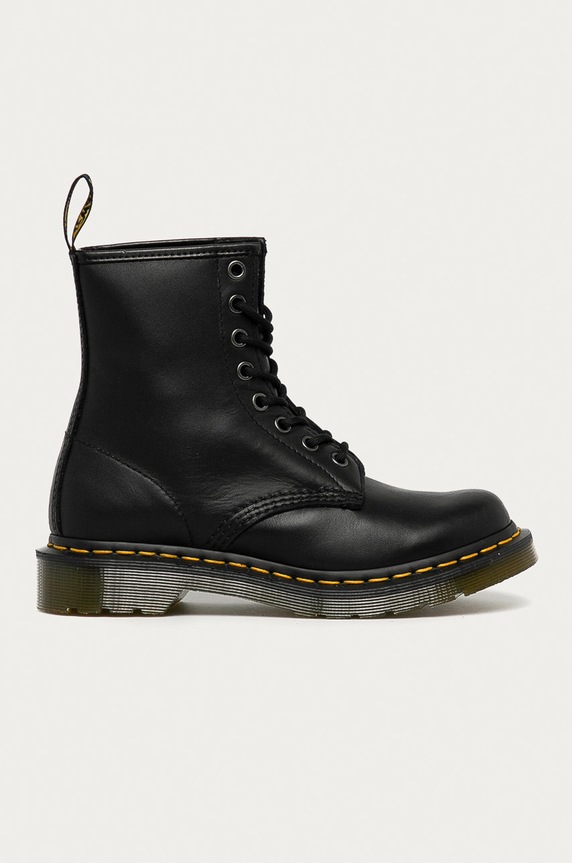 Dr. Martens - Bocanci de piele 1460 neizolat negru 11821002