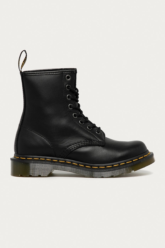 Dr. Martens - Bocanci de piele 1460 neizolat negru 11821002