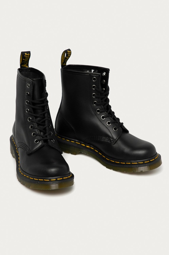 Dr. Martens - Bocanci de piele 1460 11821002 negru AA00
