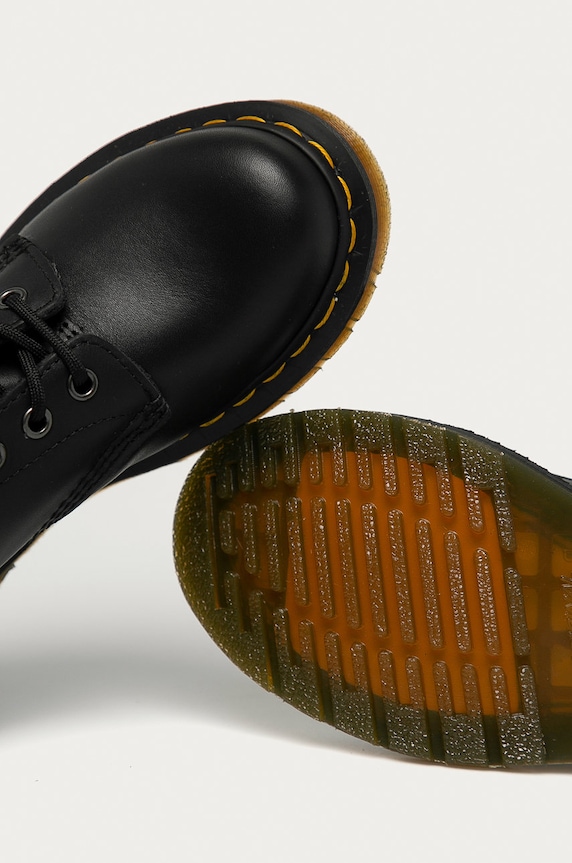 Dr. Martens - Bocanci de piele 1460 negru 11821002