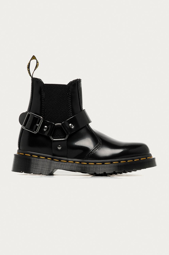 Dr. Martens - Botki skórzane Wincox nieocieplane czarny 23866001