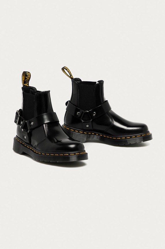 Dr. Martens - Botki skórzane Wincox 23866001 czarny AA00
