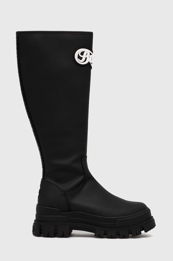 Buffalo kozaki Aspha Rain Hi nieocieplane czarny 1214006.BLK