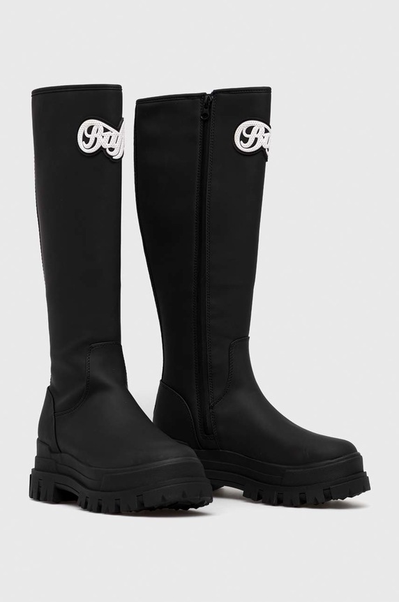 Buffalo kozaki Aspha Rain Hi 1214006.BLK czarny AA00