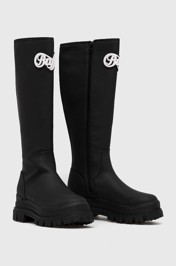 Buffalo kozaki Aspha Rain Hi 1214006.BLK czarny AA00