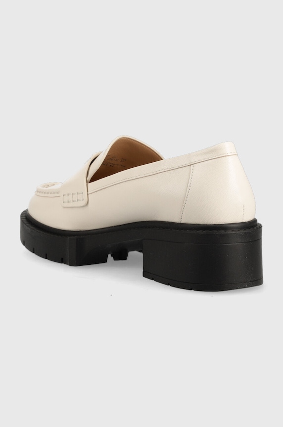 Obuv Kožené mokasíny Coach Leah Loafer CB990.CHK béžová