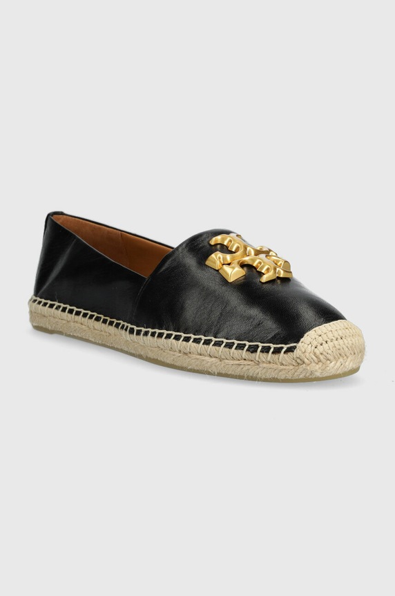 Кожени еспадрили Tory Burch Eleanor Espadrille 86567.006.N черен AA00