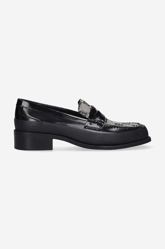 MISBHV loafers The Brutalist grain leather black 121BW205