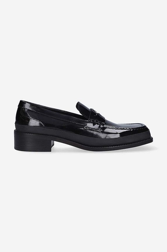 MISBHV mocassini in pelle The Brutalist flat nero 3021BW203