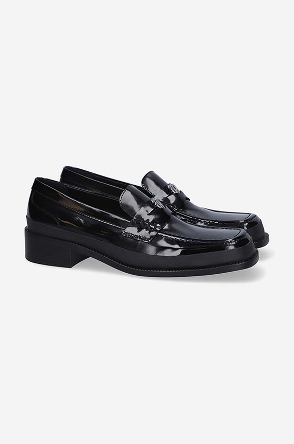 MISBHV mocassini in pelle The Brutalist 3021BW203 nero