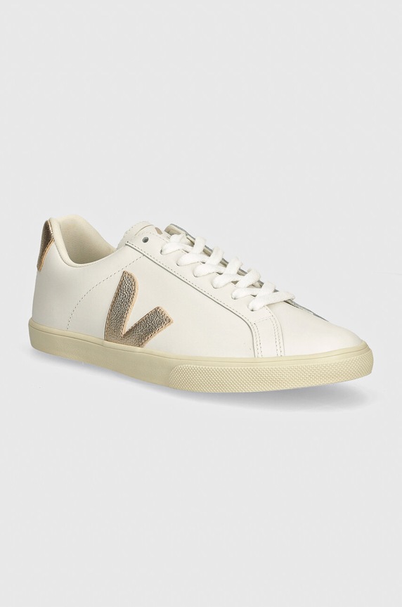 Δερμάτινα sneakers Veja Esplar Logo Leather Planet friendly λευκό EO0202490A