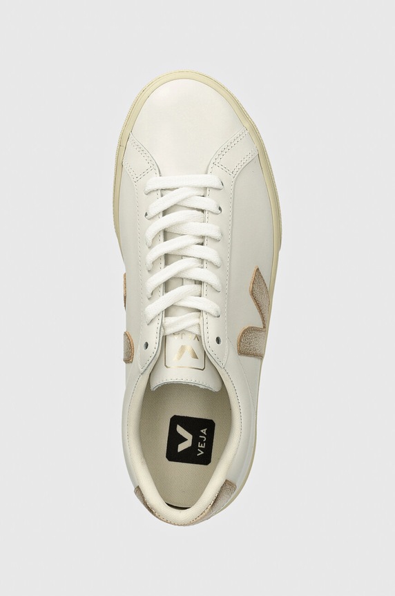 Δερμάτινα sneakers Veja Esplar Logo Leather λευκό EO0202490A