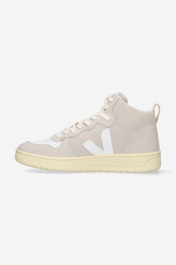 Παπούτσια Δερμάτινα sneakers Veja V-15 Nubuck VQ132815 μπεζ