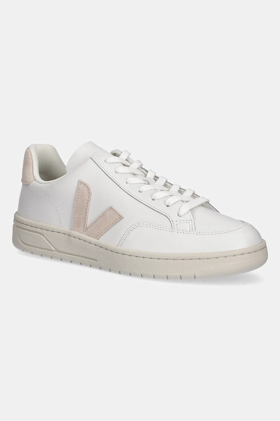 Veja sneakersy skórzane V-12 skóra zamszowa biały XD0202335A