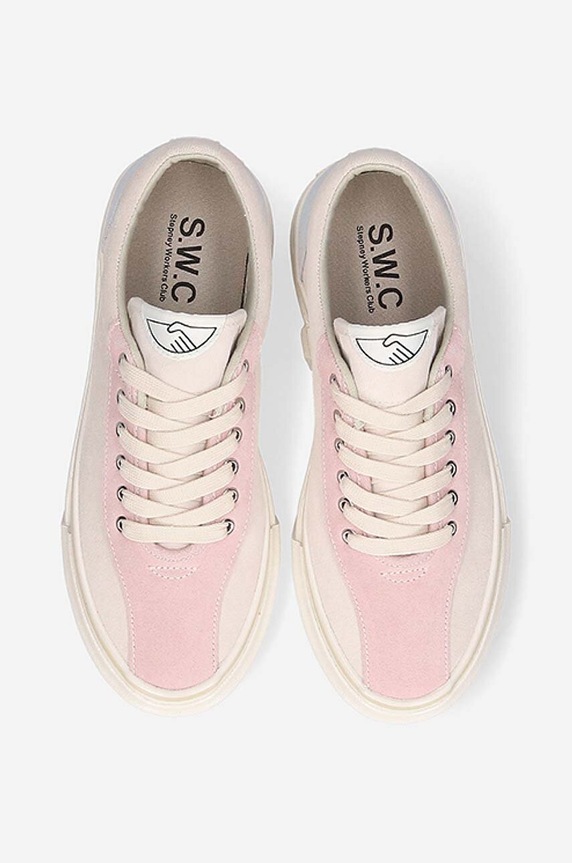 Σουέτ sneakers S.W.C Dellow Suede μπεζ YB01355