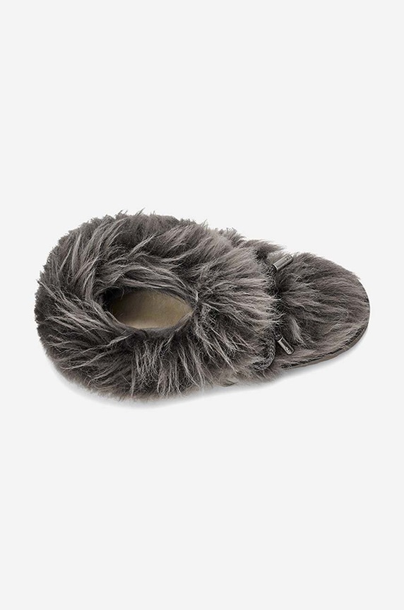 UGG suede snow boots Classic Posh Fur gray 1123531.TCLD