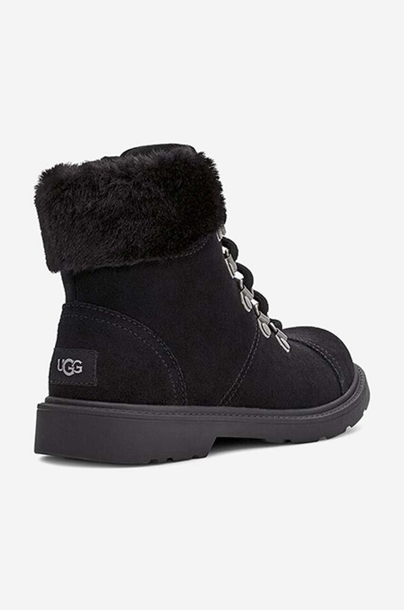 UGG suede biker boots Azell Hiker Weather 1123622K.BLKS black