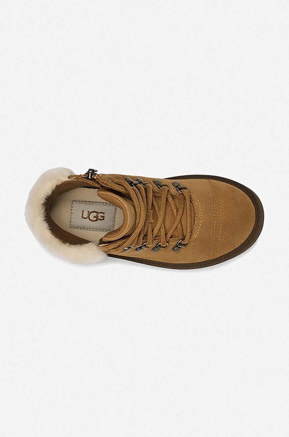 UGG stivali da motociclista in camoscio Azell Hiker Weather marrone 1123622K.CTSD