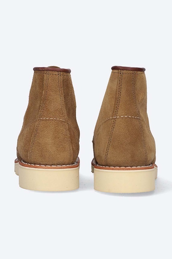 Red Wing botki zamszowe 6-inch Moc Toe 3377.6inch żółty
