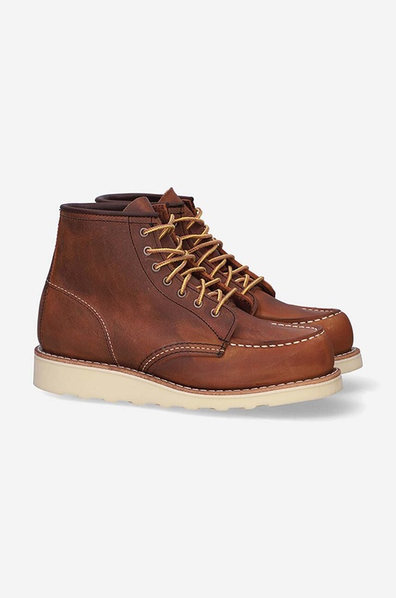 Red Wing suede ankle boots 6-inch Moc Toe 3428.6inch brown