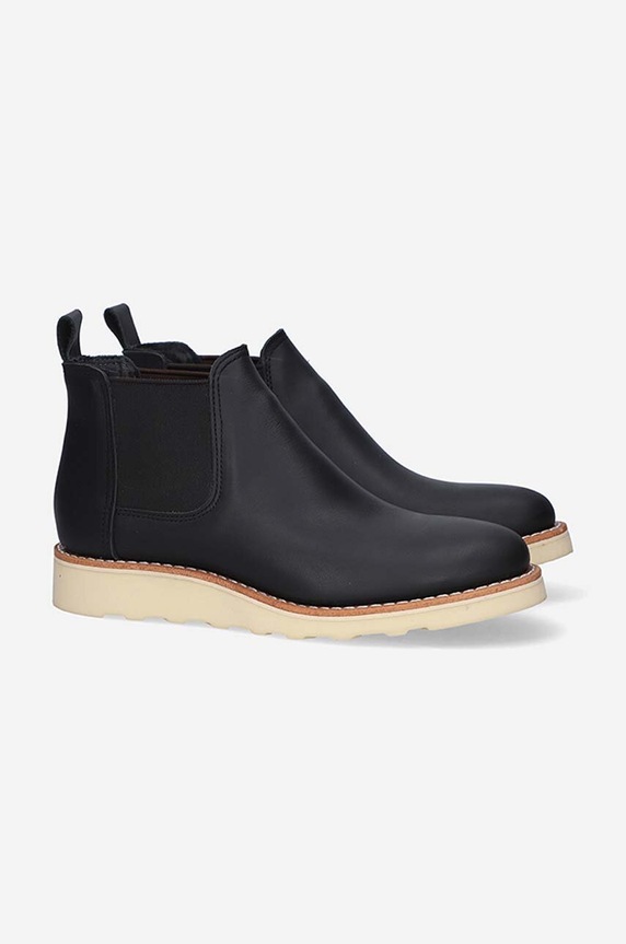 Red Wing leather chelsea boots 3444.Classic black