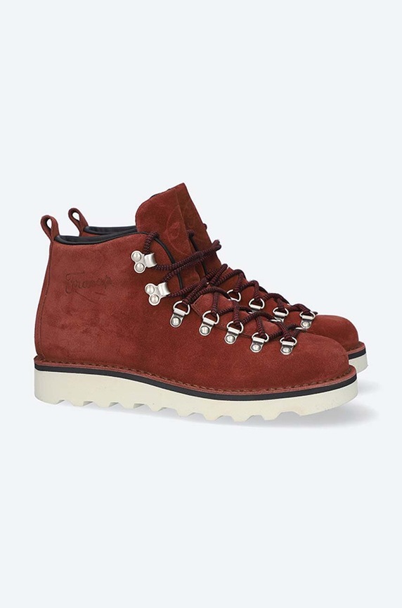 Fracap stivaletti alla caviglia in pelle MAGNIFICO M120 MAGNIFICO.M120.D rosso