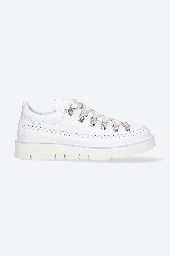 Fracap pantofi de piele MAGNIFICO M122 plat alb MAGNIFICO.M122