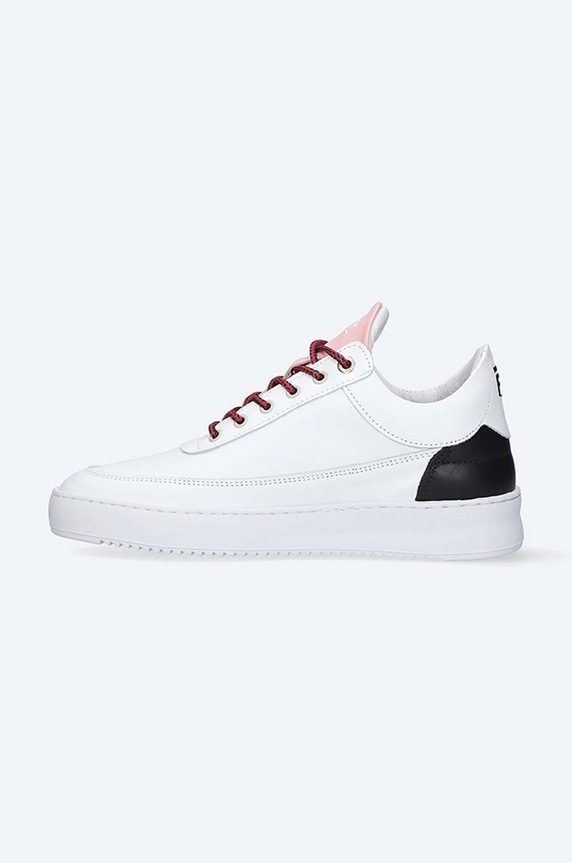 Shoes Filling Pieces leather sneakers Low Eva Mix 51325071937 white