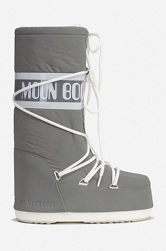 Moon Boot śniegowce Classic Reflex syntetyczny srebrny 14027200