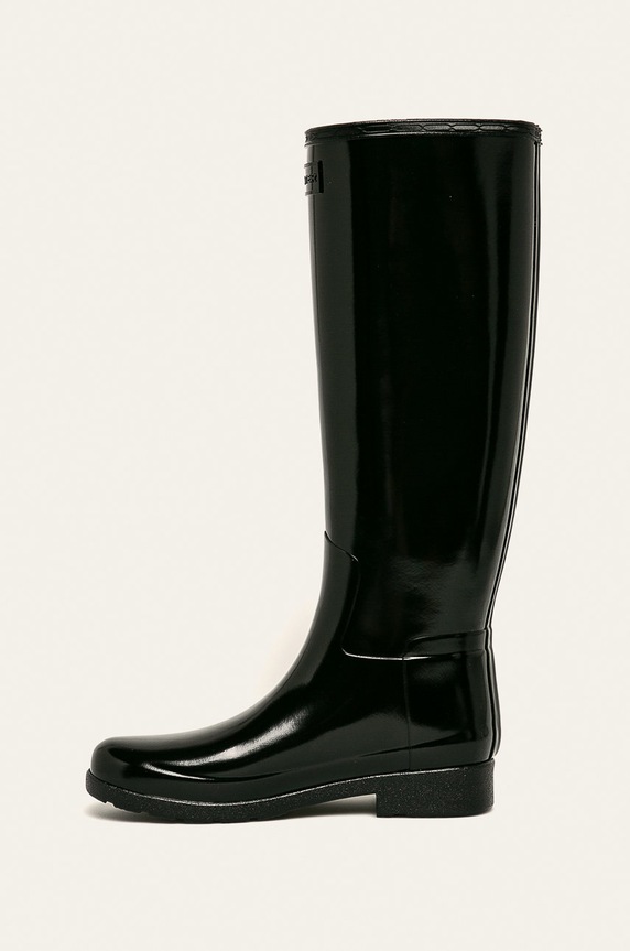 Obuwie Hunter - Kalosze Original Refined Gloss WFT1071RGL.BLK czarny