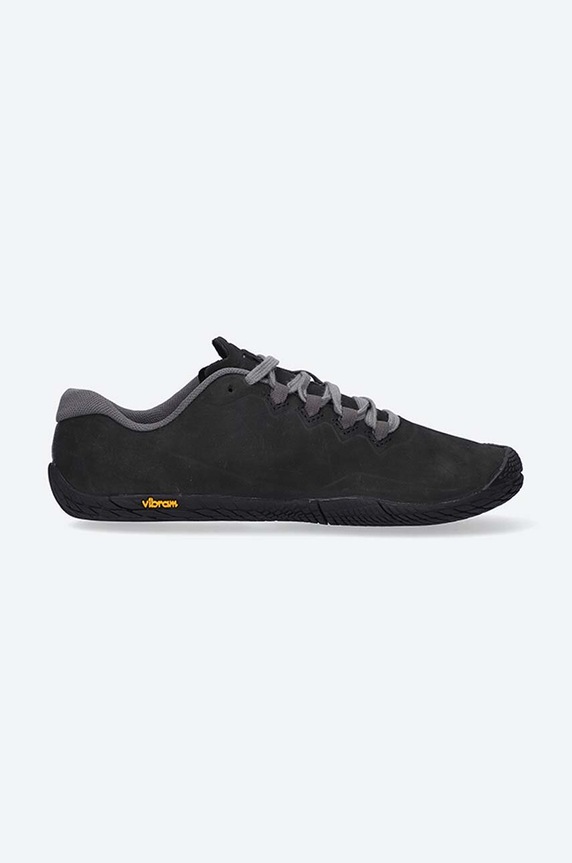 Половинки обувки от велур Merrell Vapor Glove 3 Luna Luna J003422 равен черен J003422