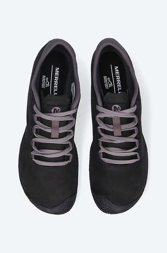 Половинки обувки от велур Merrell Vapor Glove 3 Luna Luna J003422 черен J003422