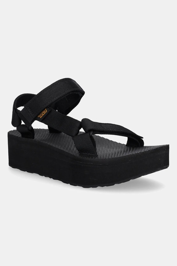Teva - Szandál Flatform Universal BLK textil fekete 1008844.BLK