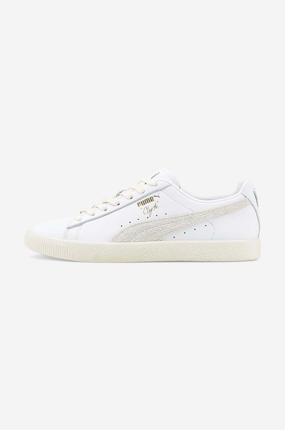 Puma sneakersy skórzane Clyde Base 390091.01 biały AW23