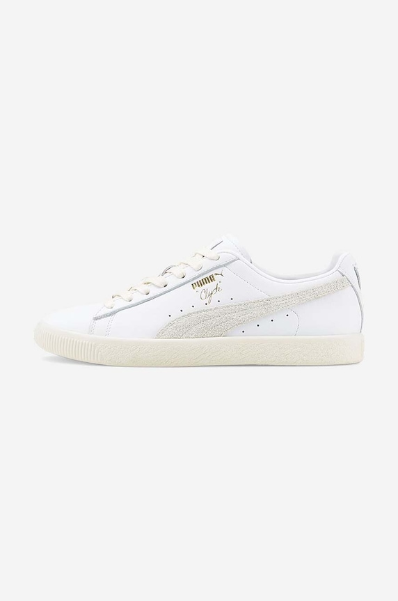 Puma sneakersy skórzane Clyde Base 390091.01 biały AW23