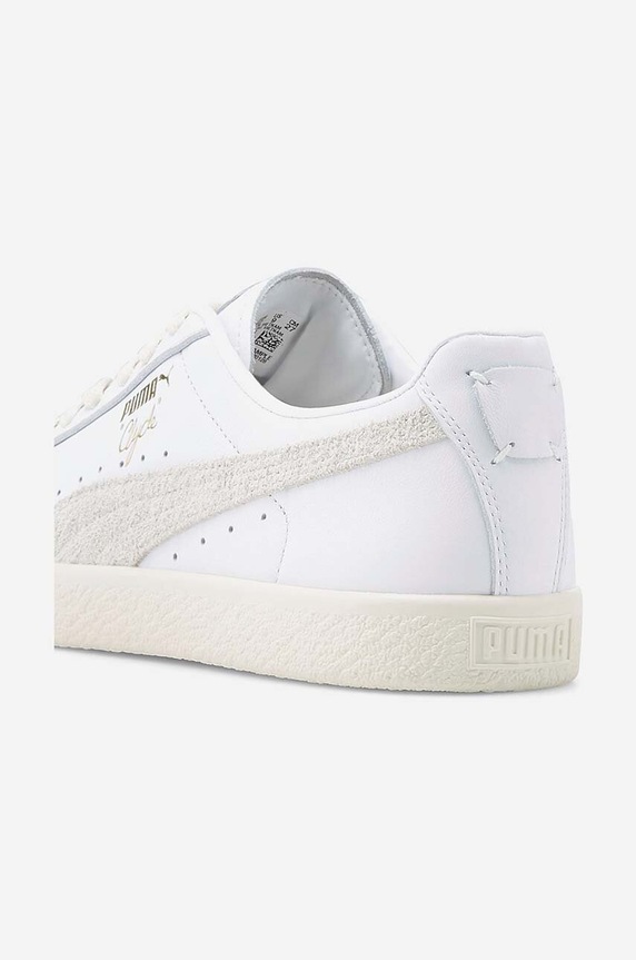 Obuwie Puma sneakersy skórzane Clyde Base 390091.01 biały