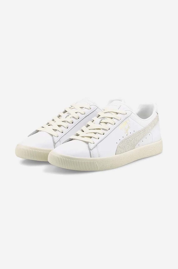 Puma sneakersy skórzane Clyde Base biały 390091.01