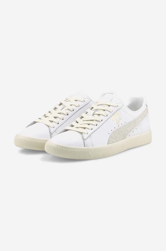 Puma sneakersy skórzane Clyde Base biały 390091.01