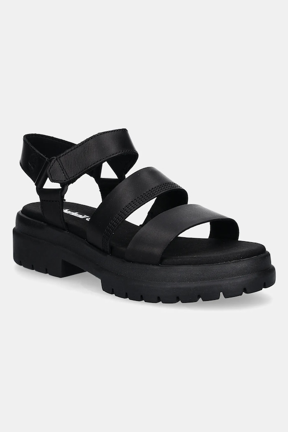 Kožne sandale Timberland London Vibe 3 ostalo crna A29MV