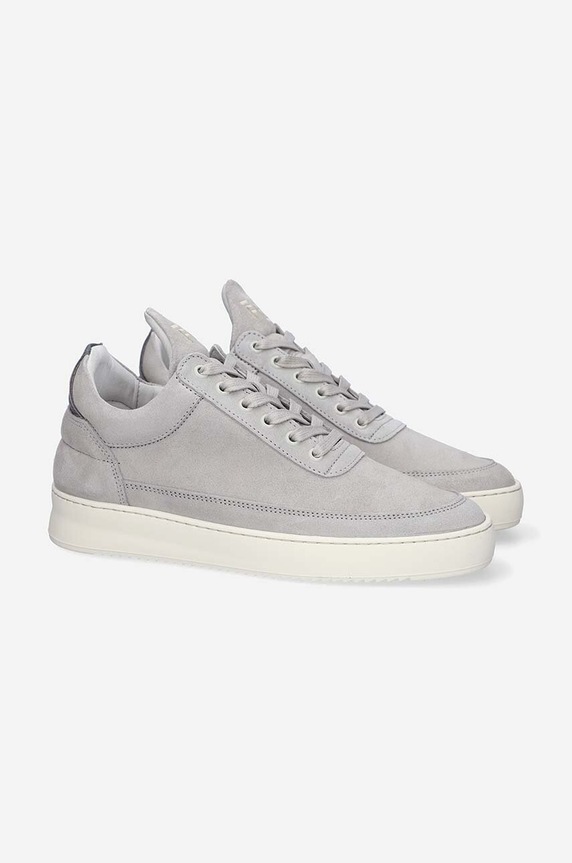 Замшевые кроссовки Filling Pieces Low Top Suede серый 10122791878