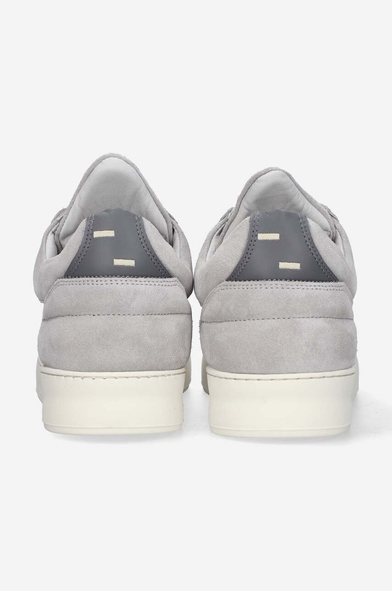 Замшевые кроссовки Filling Pieces Low Top Suede 10122791878 серый