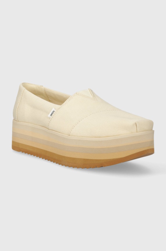 Toms espadryle 10019681 beżowy AA00