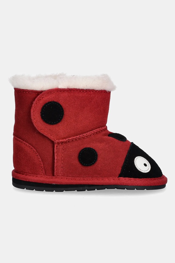 Emu Australia - Buty dziecięce Ladybird B10317.RED czerwony AA00