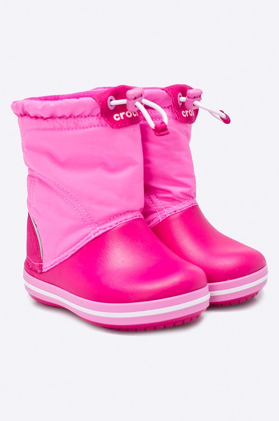Crocs - Дитячі зимові черевики 203509.CANDY.PINK рожевий AW19